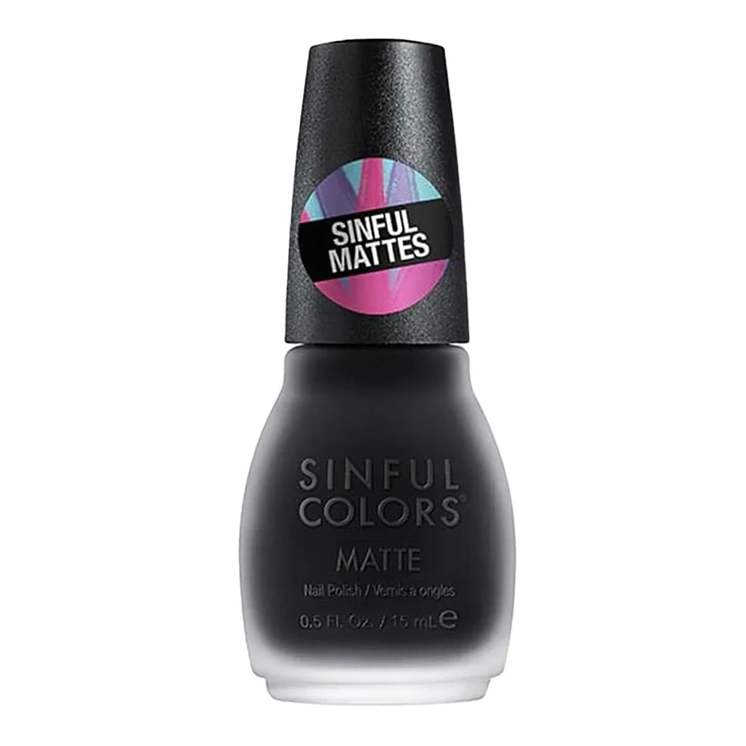 Sinful Colors Sinful Mattes Nail Polish, 2564 Blacklist (case)
