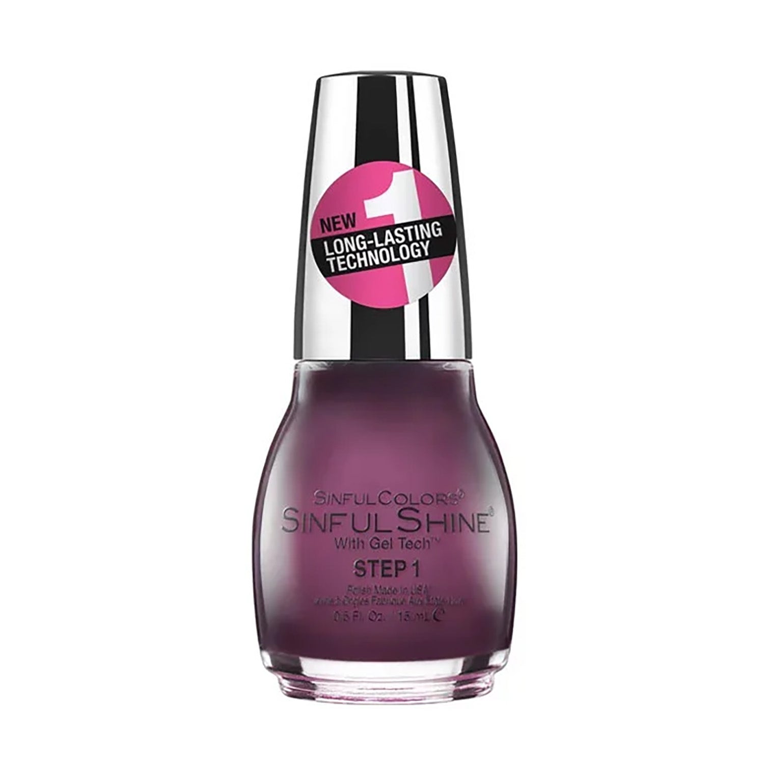 Sinful Colors Sinful Shine Gel-Like Nail Polish, 2659 Plumberry (case)