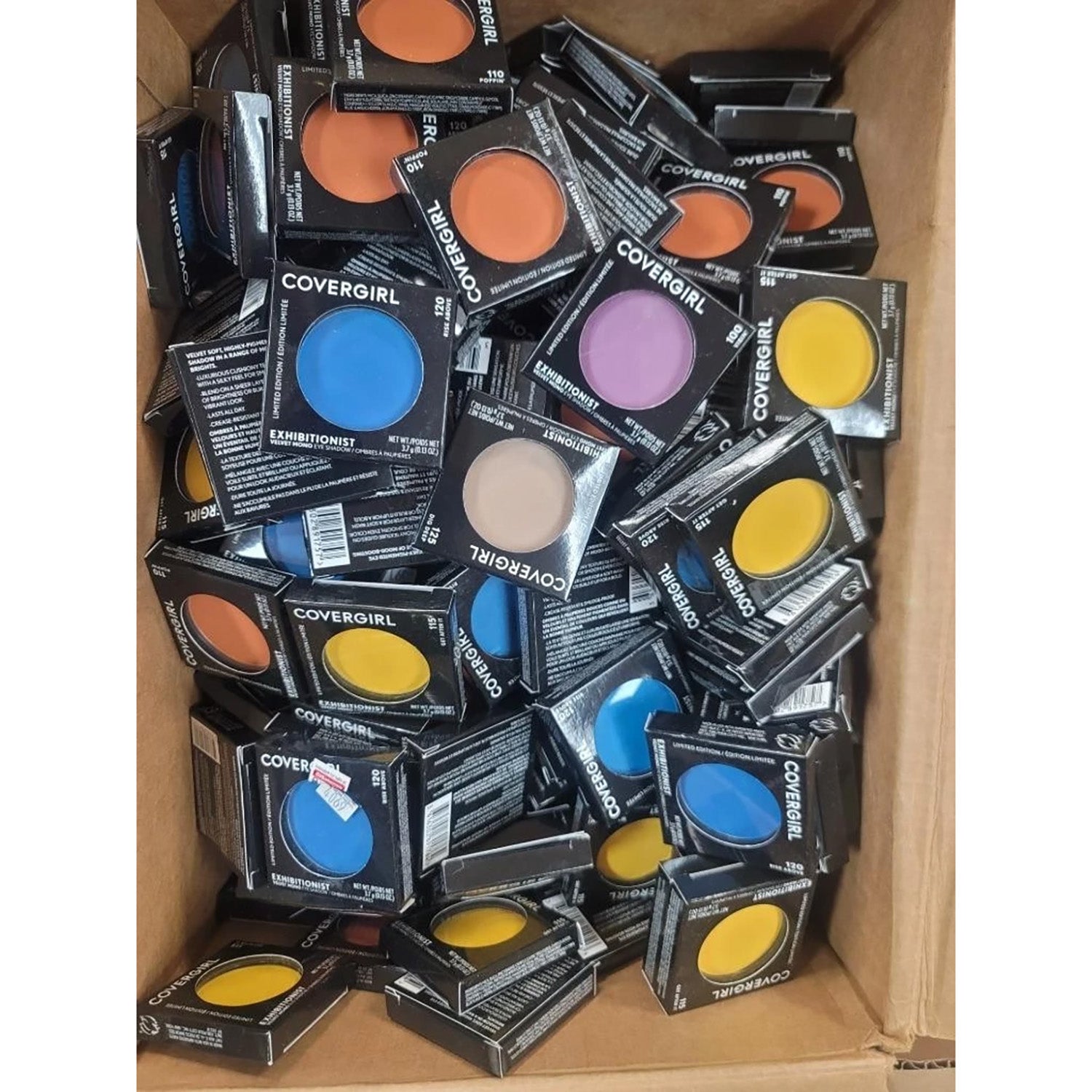 CoverGirl Exhibitionist Velvet Mono Eye Shadow Wholesale Bulk Mix, Lot of 50