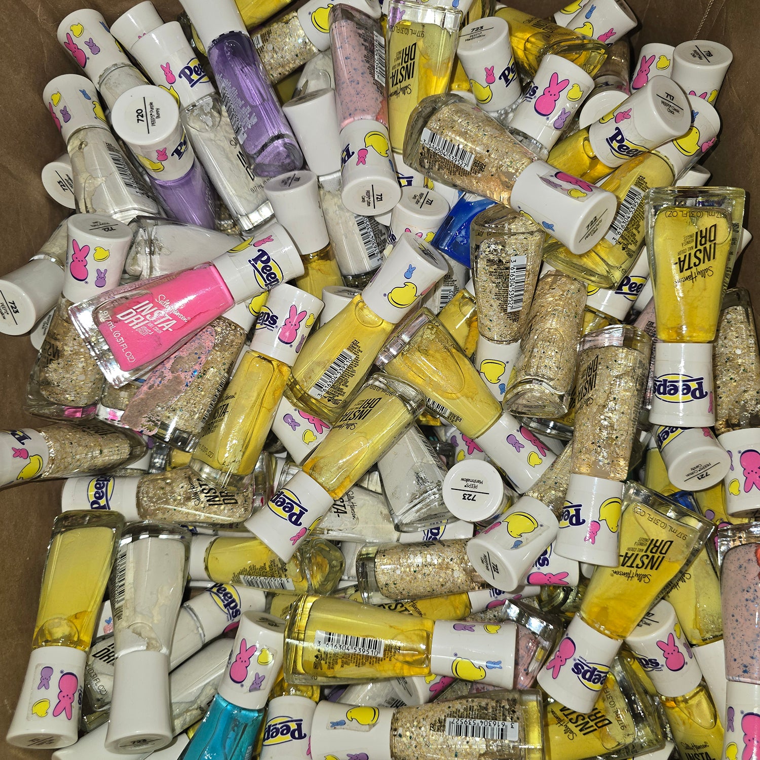 Sally Hansen Insta-Dri Nail Polish Mixed Box, 25 Units
