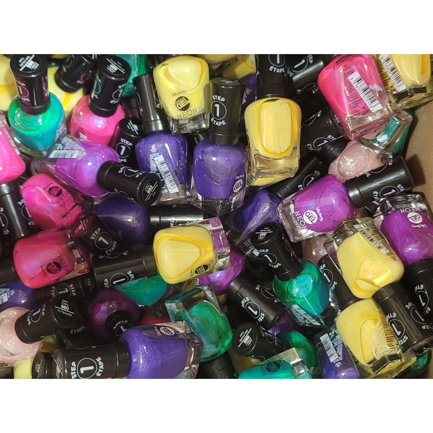 Sally Hansen Miracle Gel Nail Polish Mixed Box, 25 Units